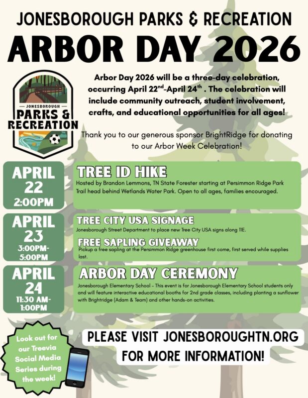 Arbor Day 2026 flyer