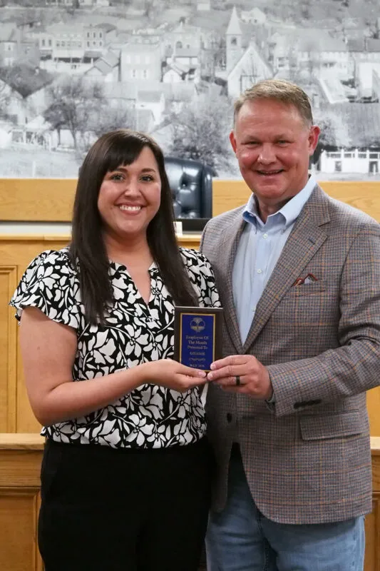 July Employee of the Month Kayla Gass