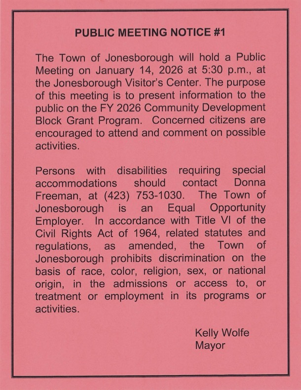 Public Meeting Notice