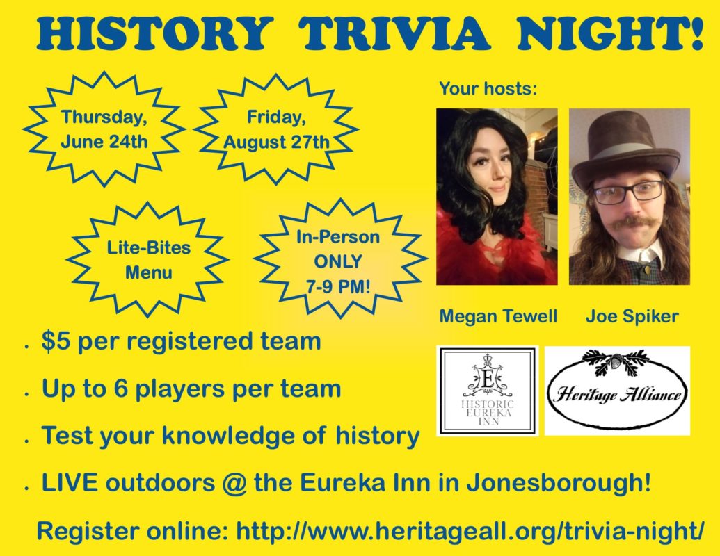 Heat Up Your Summer with Heritage Alliance Trivia Night