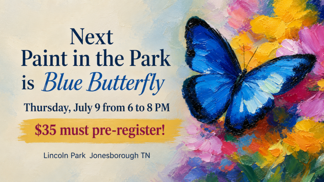 paint in the park july 9 Parks & Recreation