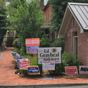 Campaign signs