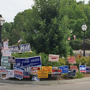 Campaign signs